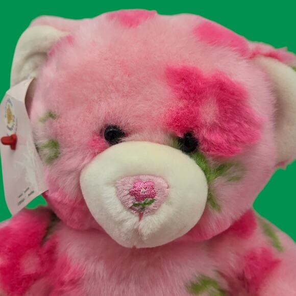 Seasons of Hugs 15" Stuffed Spring Teddy Build-A-Bear Plush with Collectible Pin - Picture 8 of 14